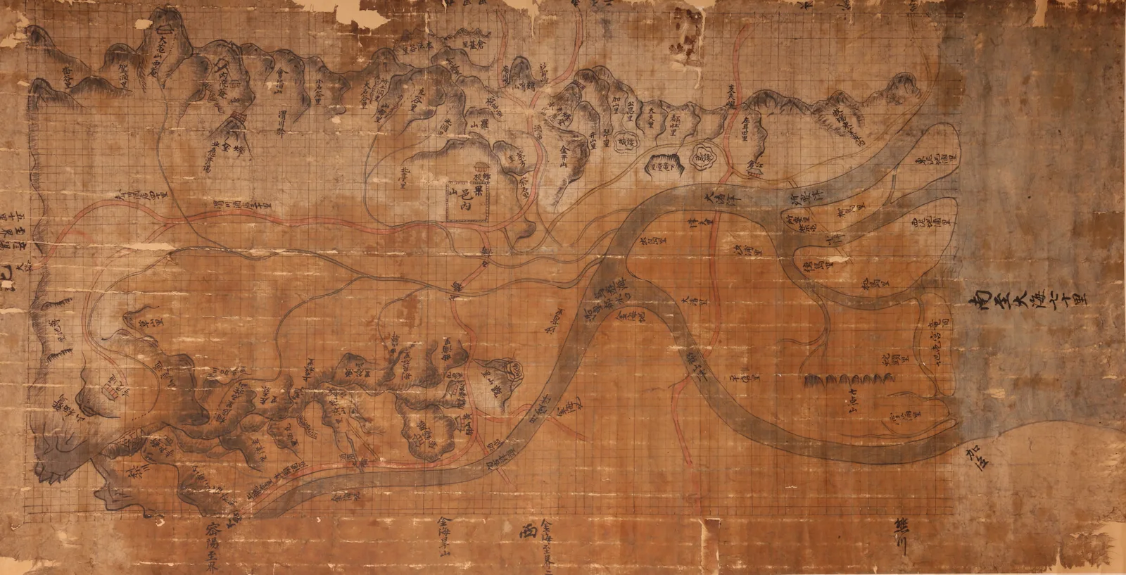 양산군지도 梁山郡地圖 (Map of Yangsangun County) 사진 2